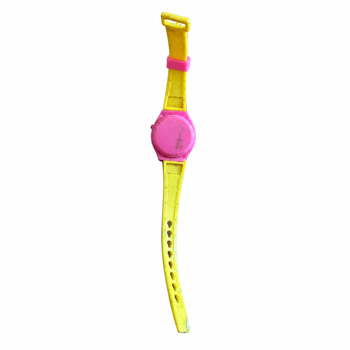 Vintage Unbranded Memphis-Style Digital Watch - Neon - Battery Required