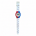 Vintage Jordache Digital Quartz Watch - Red/Blue/White - Battery Required