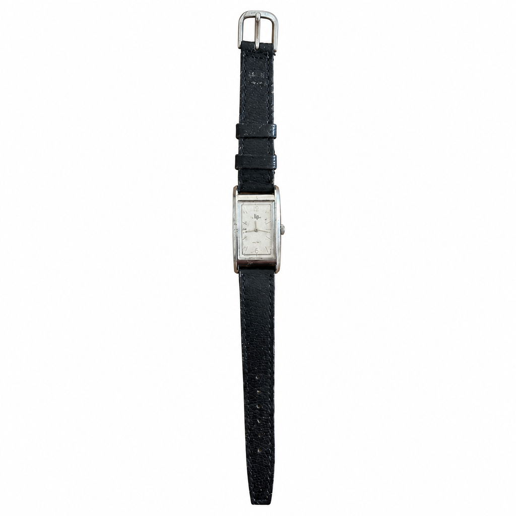 Vintage Gloria Vanderbilt GV II Quartz Tank Watch - Silver - Battery Required