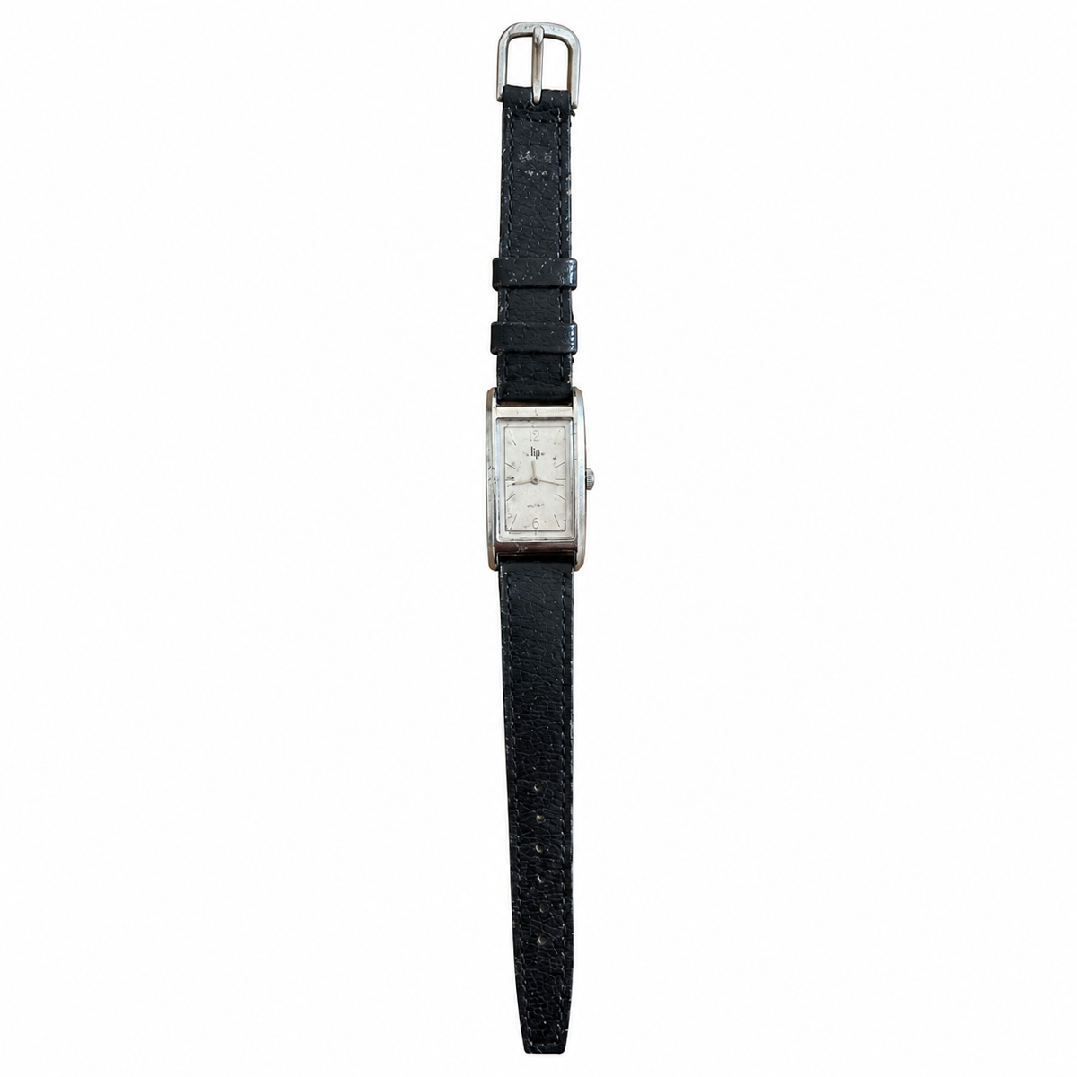 Vintage Gloria Vanderbilt GV II Quartz Tank Watch - Silver - Battery Required