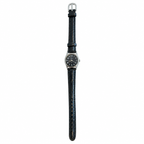 Vintage Regal Quartz Analog Watch - Black Dial & Leather - Battery Required