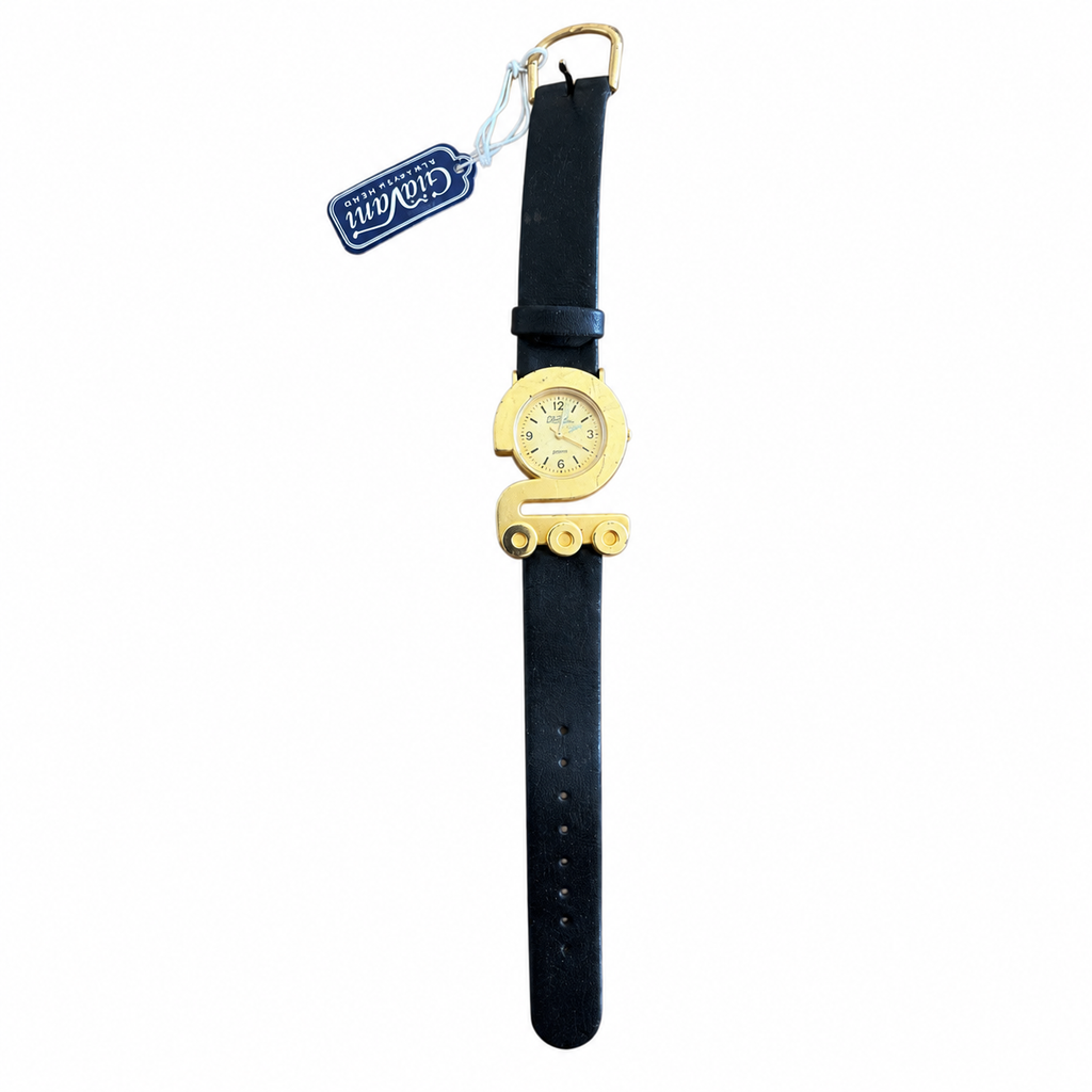 Vintage Giovani Beverly Hills Quartz Fashion Watch - Gold - Battery Required