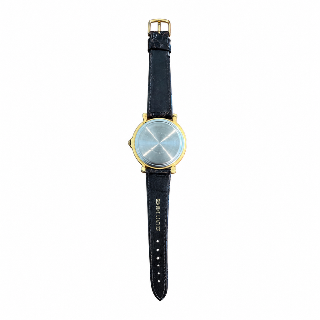 Vintage Portrait Quartz Novelty Watch - Gold-Tone Roman - Battery Required