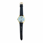 Vintage Portrait Quartz Novelty Watch - Gold-Tone Roman - Battery Required
