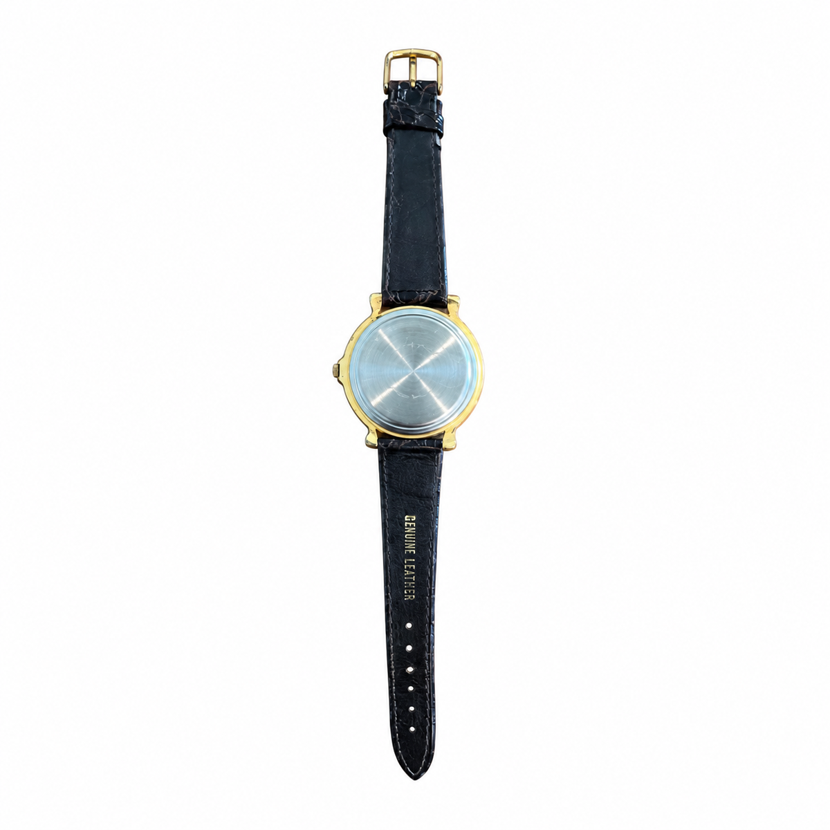 Vintage Portrait Quartz Novelty Watch - Gold-Tone Roman - Battery Required