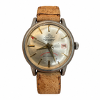 Vintage Lourin Perrard Super Automatic 25 Jewels Date Watch - Requires Winding