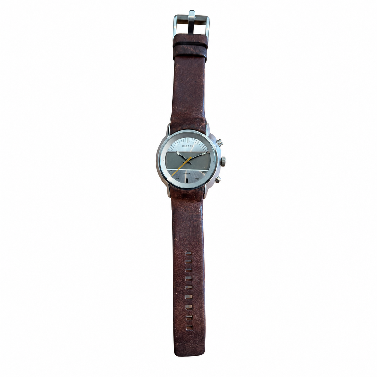 Vintage Diesel Only The Brave Ana-Digi World Time Watch - Battery Required