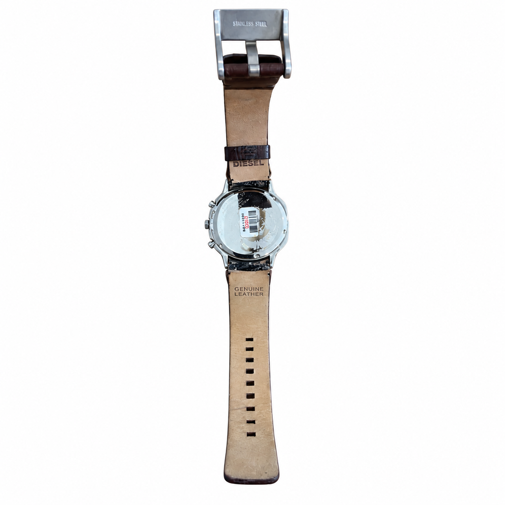 Vintage Diesel Only The Brave Ana-Digi World Time Watch - Battery Required