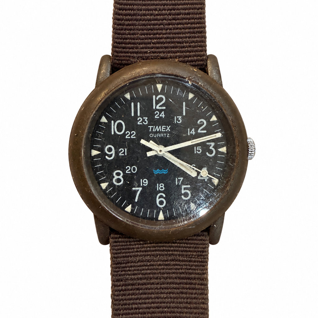 Timex Vintage Military Field 24-Hour Dial Quartz Watch - Requires a Battery