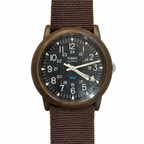 Timex Vintage Military Field 24-Hour Dial Quartz Watch - Requires a Battery