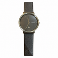 Vintage Skagen Ancher SKW6320 Grey Dial Titanium Leather Watch - Requires a Battery