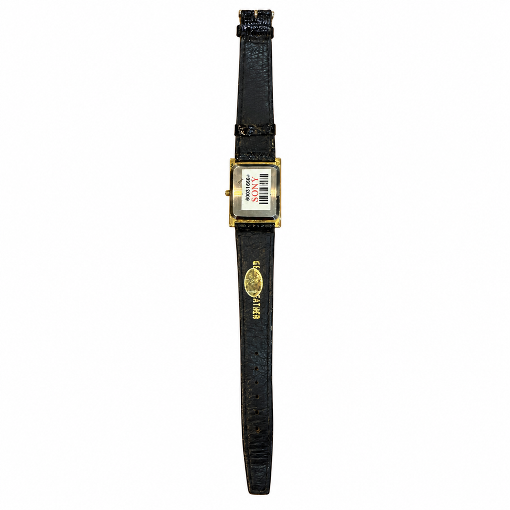 Vintage Le Sand Rectangular Gold-Tone Quartz Dress Watch - Requires a Battery
