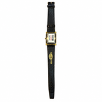 Vintage Le Sand Rectangular Gold-Tone Quartz Dress Watch - Requires a Battery