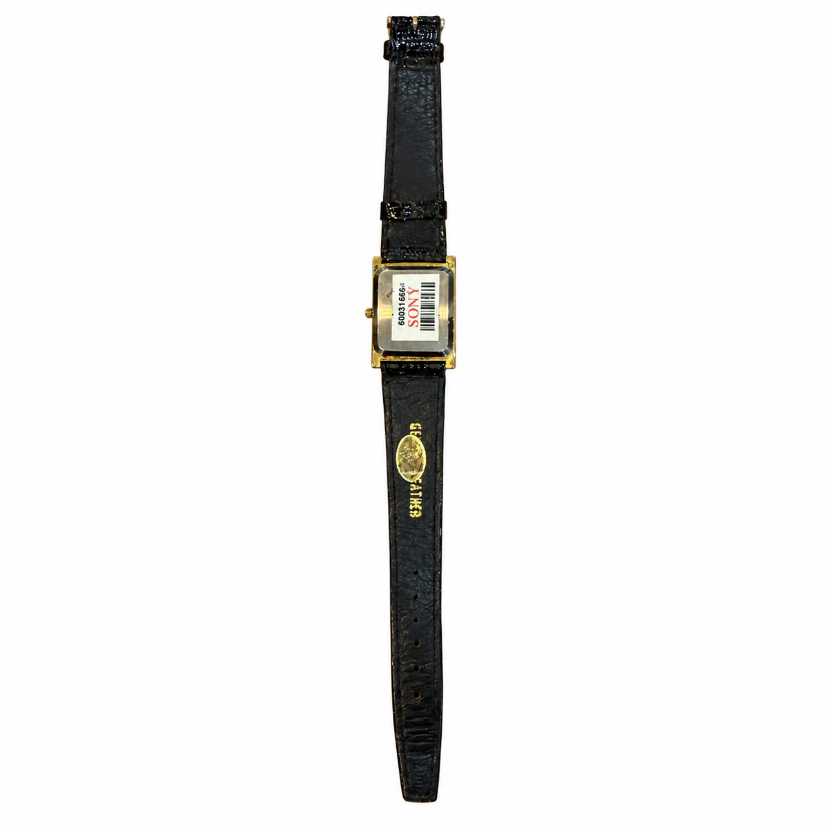 Vintage Le Sand Rectangular Gold-Tone Quartz Dress Watch - Requires a Battery