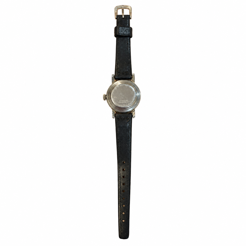 Vintage Timex White Dial Red Seconds Mechanical Watch - Requires Winding