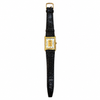 Vintage Le Sand Rectangular Gold-Tone Quartz Dress Watch - Requires a Battery