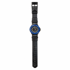 Vintage Citz C-Rock 150M Diver-Style Quartz Watch Blue Bezel - Requires a Battery