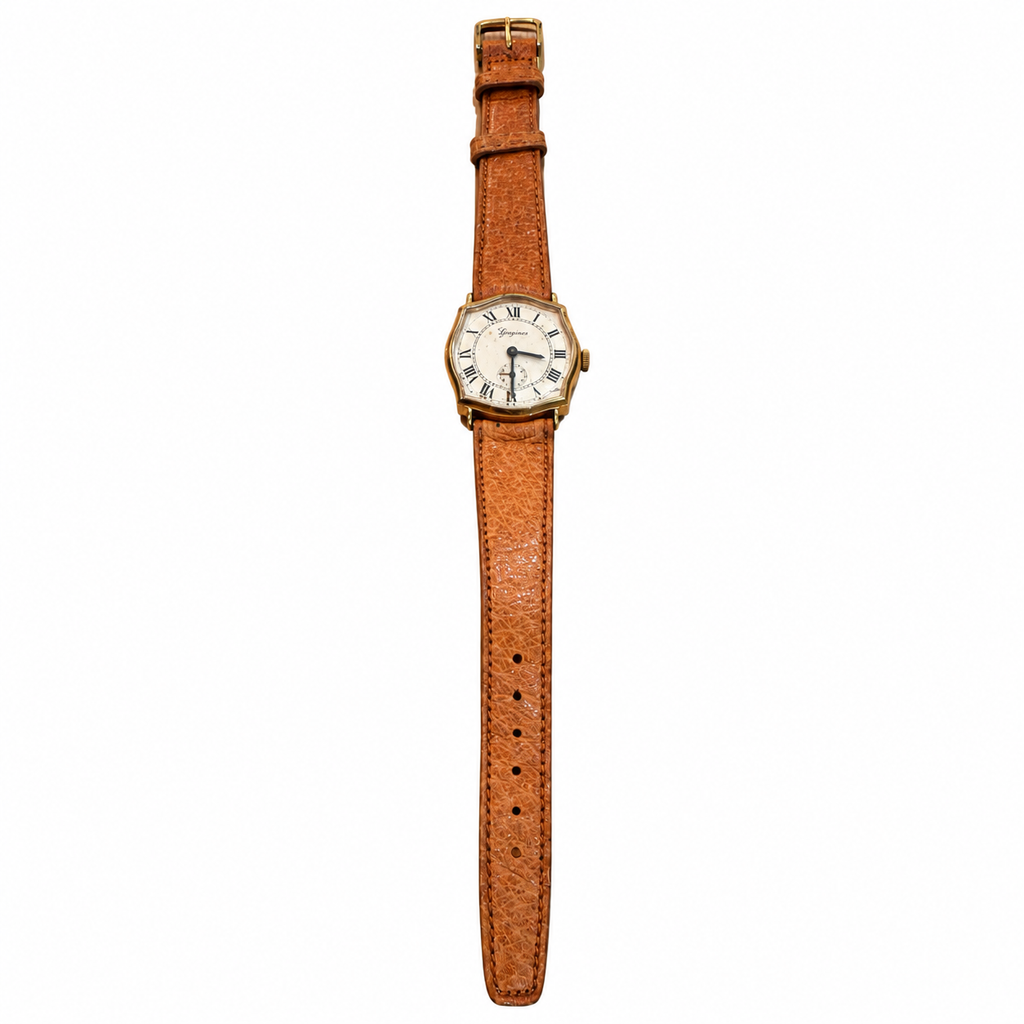 Vintage Gaven Swiss Made Tonneau Roman Numeral Small Seconds Watch - Requires Winding