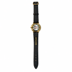 Vintage Gold-Tone Roman Numeral Quartz Dress Watch - Requires a Battery