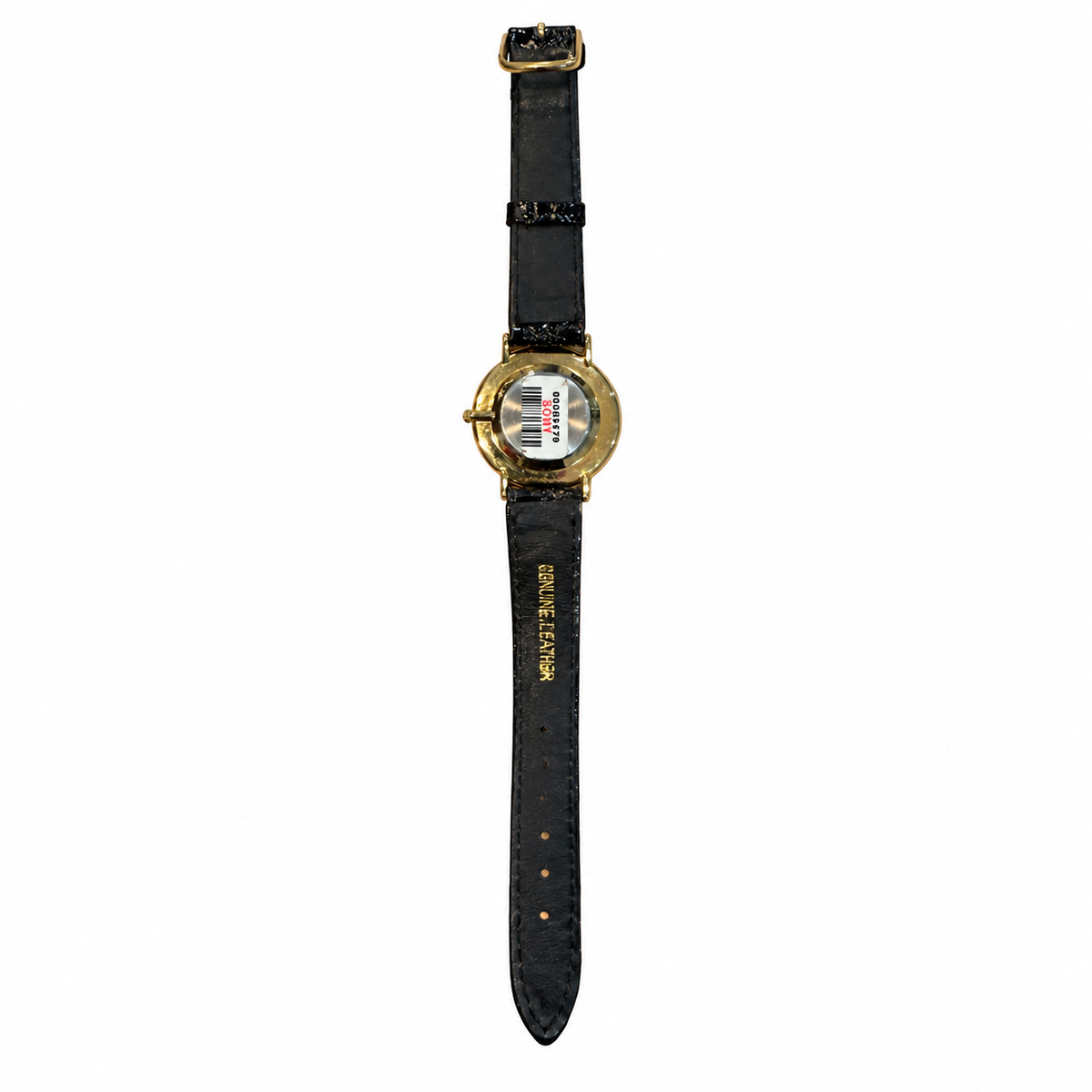 Vintage Gold-Tone Roman Numeral Quartz Dress Watch - Requires a Battery