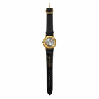 Vintage Minimalist Black Dial Japan Quartz Watch - Requires a Battery