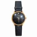 Vintage Minimalist Black Dial Japan Quartz Watch - Requires a Battery