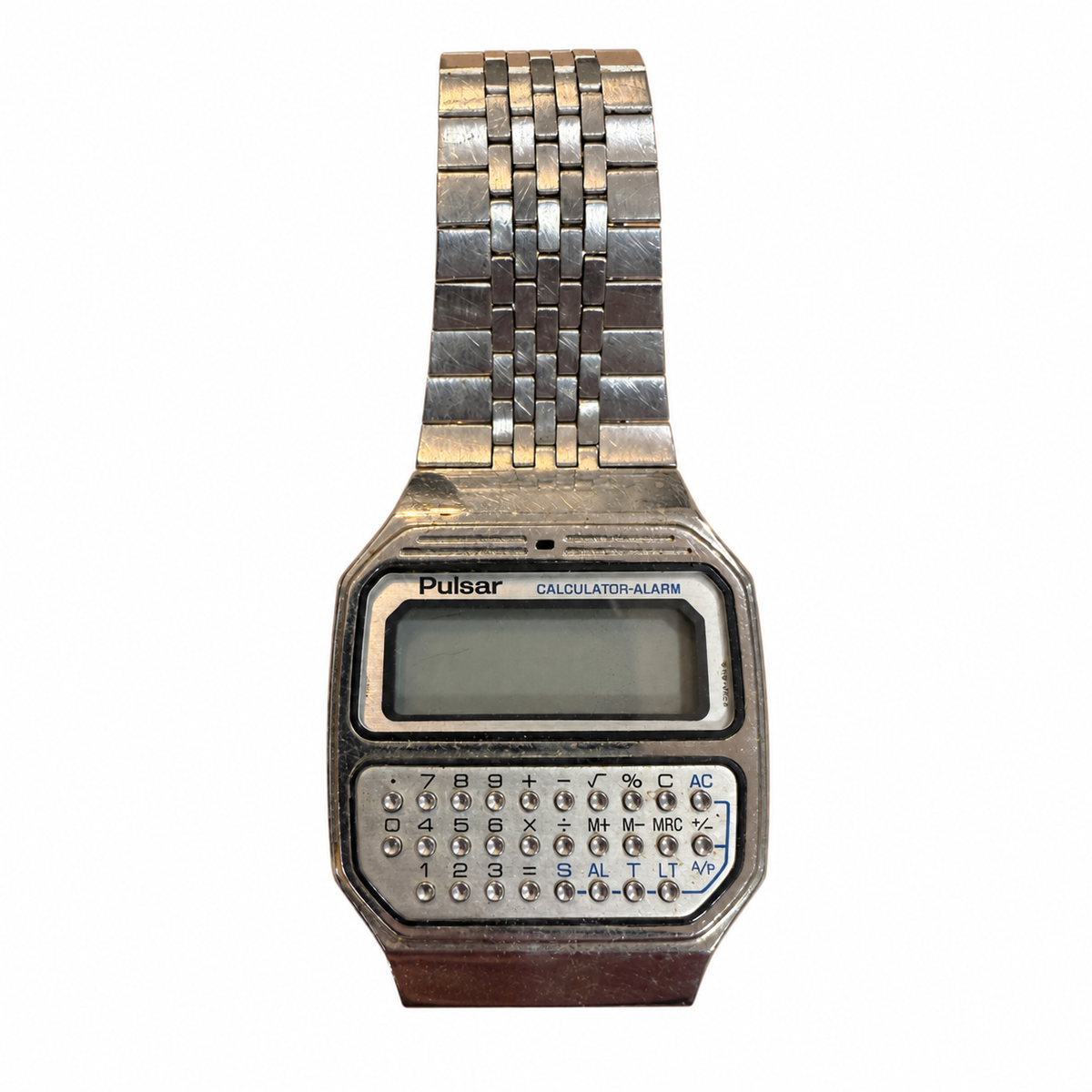 Vintage Pulsar Y739-5019 Calculator-Alarm Digital Watch - Requires a Battery