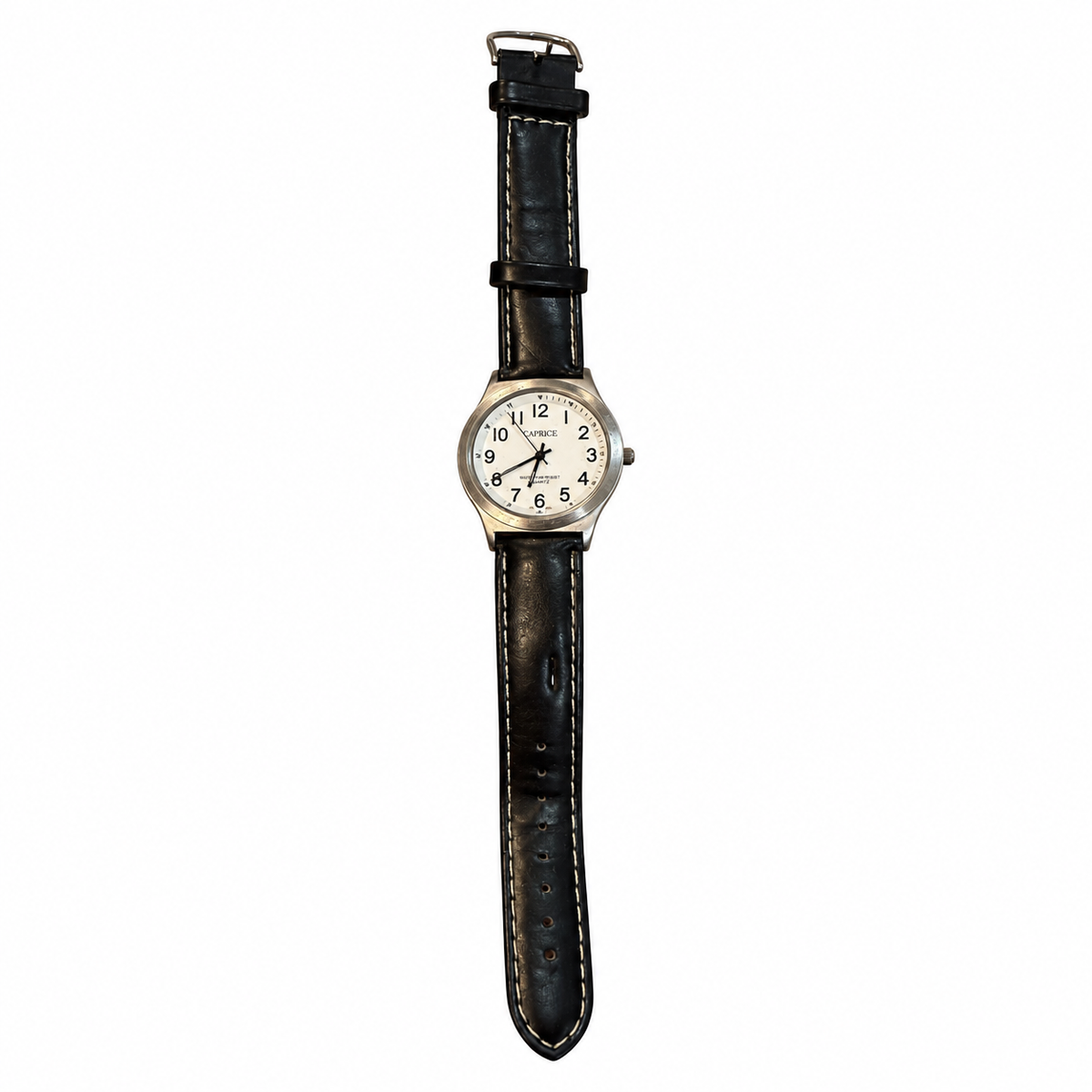 Vintage Caprice 30M White Dial Quartz Watch - Requires a Battery