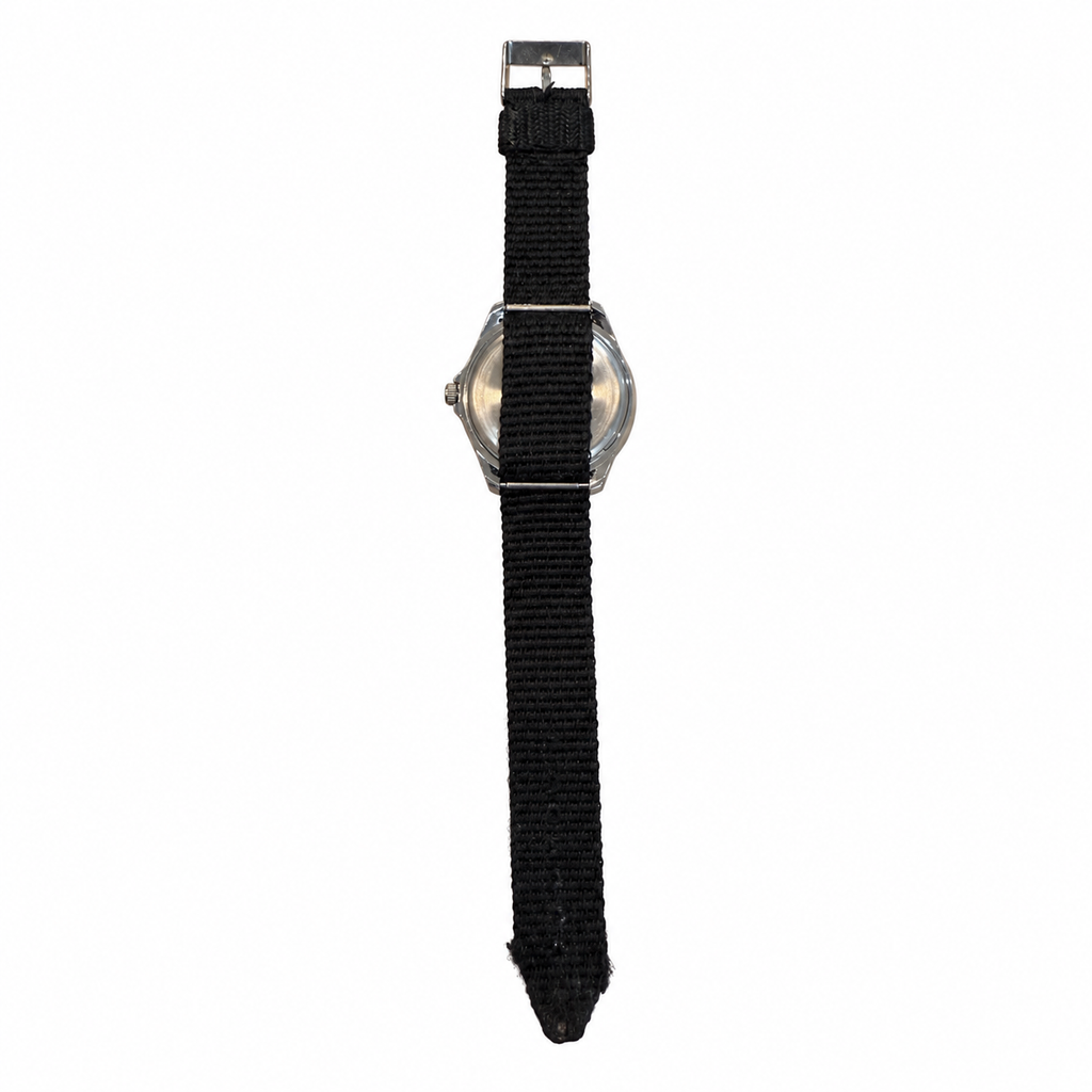 Vintage Q&Q Quartz Diver-Style Black Dial Watch - Requires a Battery