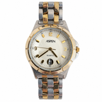 Vintage Aspen Two-Tone Date Quartz Watch - Requires a Battery