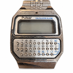 Vintage Pulsar Y739-5019 Calculator-Alarm Digital Watch - Requires a Battery