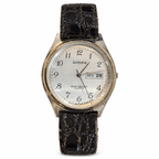 Vintage Winfield Day-Date Silver Dial Quartz Watch - Requires a Battery