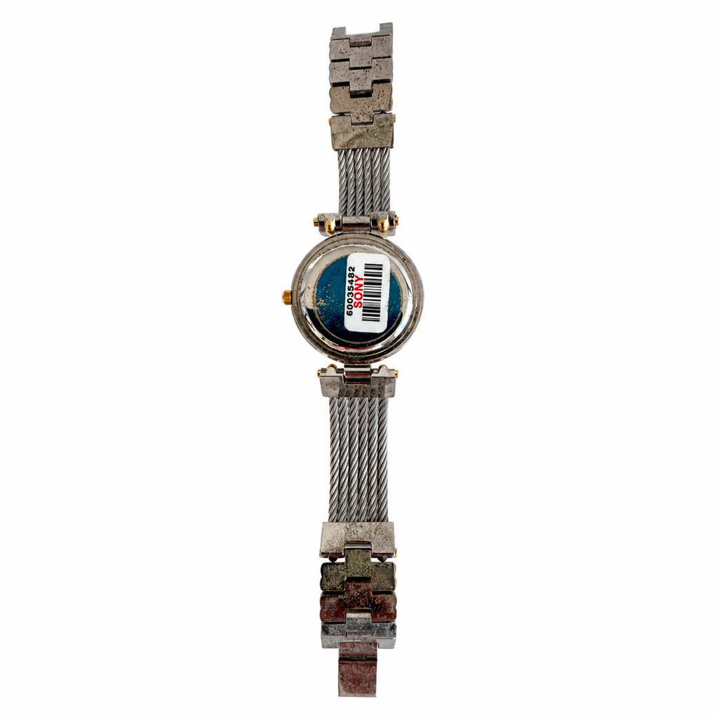 Vintage Vadet VD-5007L Ladies Quartz Gold Dial Cable Bracelet Watch - Requires a Battery