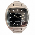 Vintage Mark Naimer MN-1075 Quartz Black Dial Stainless Steel Watch - Requires a Battery
