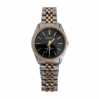 Vintage Swanson Japan SW-8103 Two-Tone Black Dial Quartz Watch - Requires a Battery