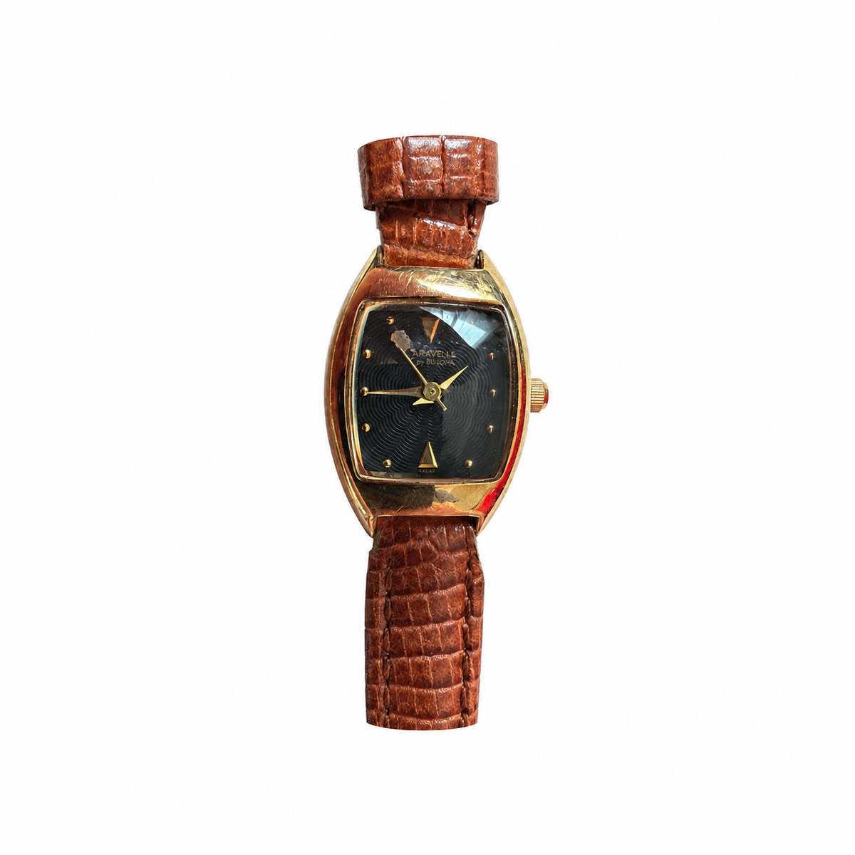 Vintage Caravelle by Bulova Black Dial Mechanical Watch - Requires Winding