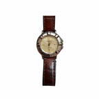 Vintage Peugeot Gold Dial Quartz Watch - Requires a Battery