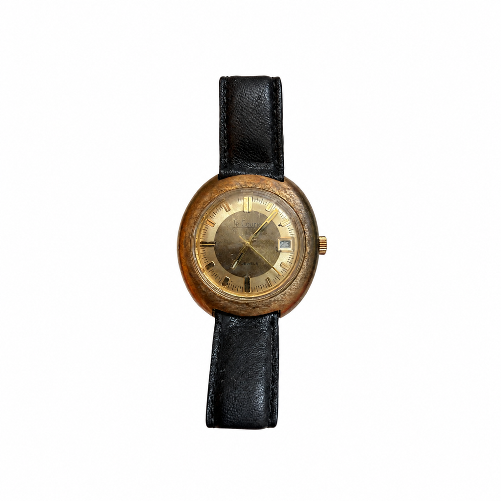 Vintage Le Cour 17-Jewel Date Watch - Requires Winding