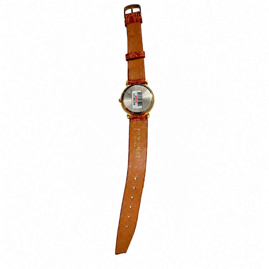 Vintage Savia White Dial Gold-Tone Quartz Watch - Requires a Battery