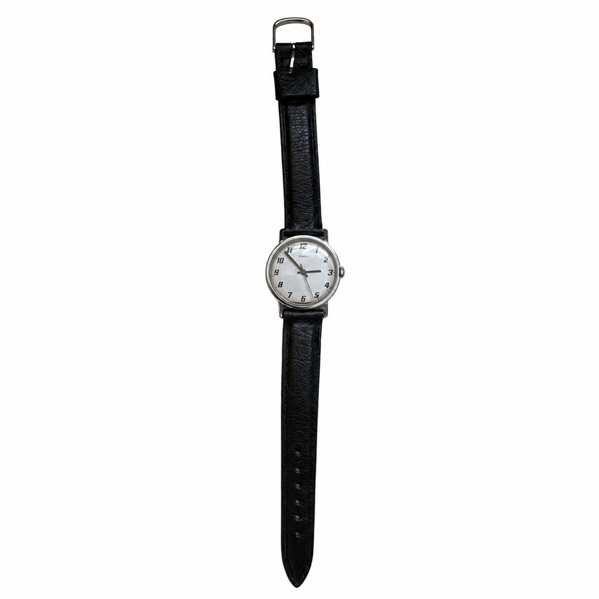 Vintage Timex White Dial Mechanical Watch - Requires Winding