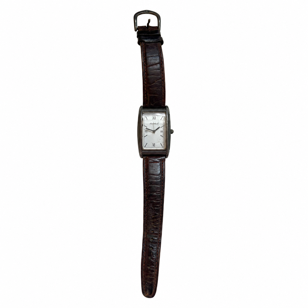 Vintage Eddie Bauer Rectangular Roman Numeral Watch - Requires a Battery