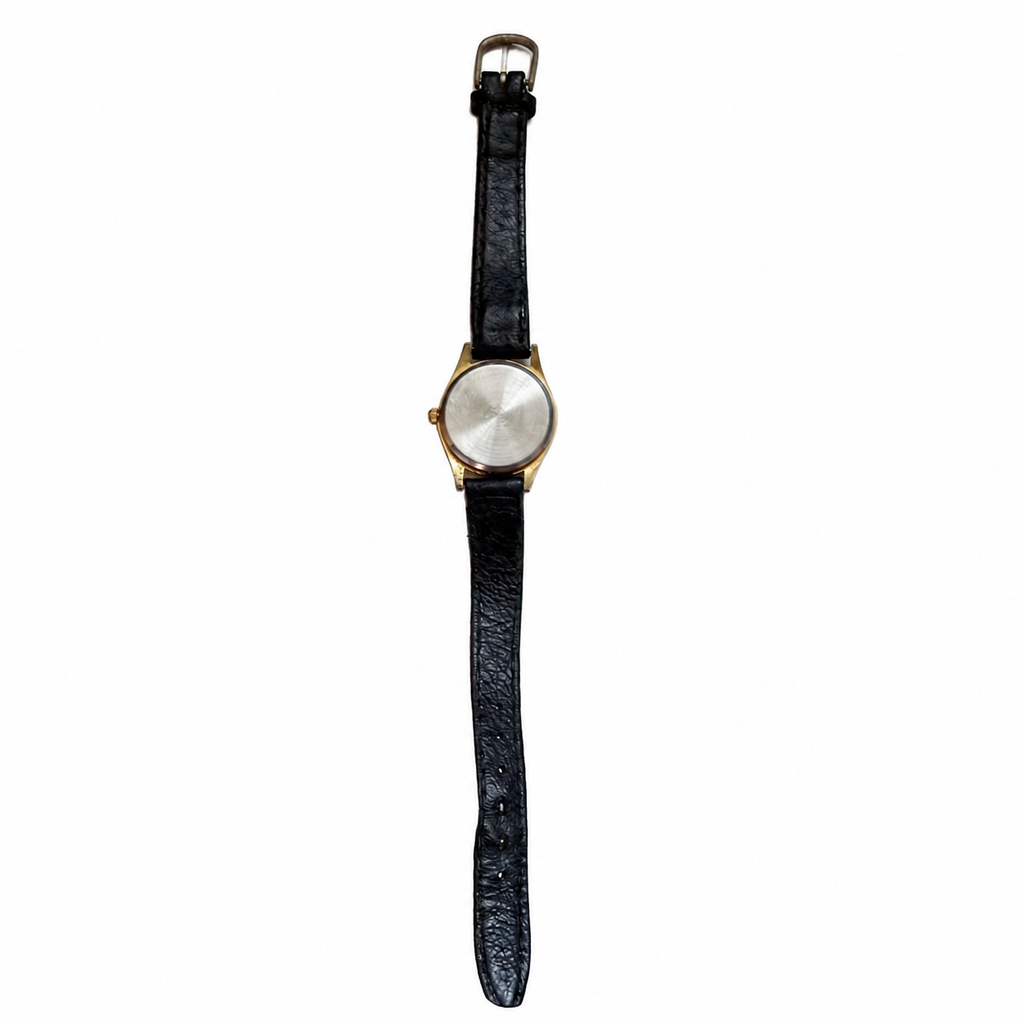 Vintage-Style White Dial China Quartz Watch - Requires a Battery