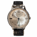 Vintage Timex Silver-Tone Men's Dress Watch