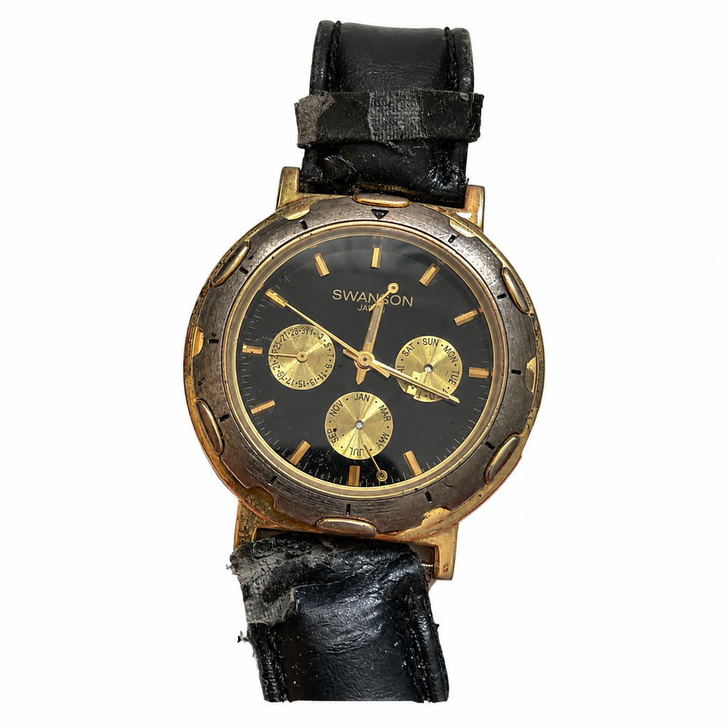 Vintage Swanson Multifunction Calendar Watch - Requires a Battery