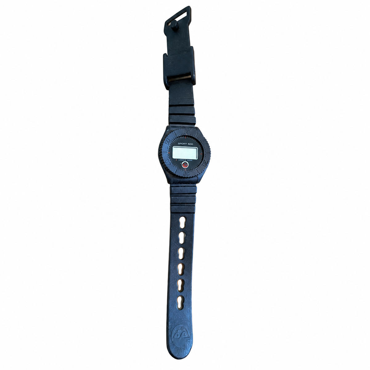 Vintage Sport 500 Black Digital Diver-Style Watch - Battery Required