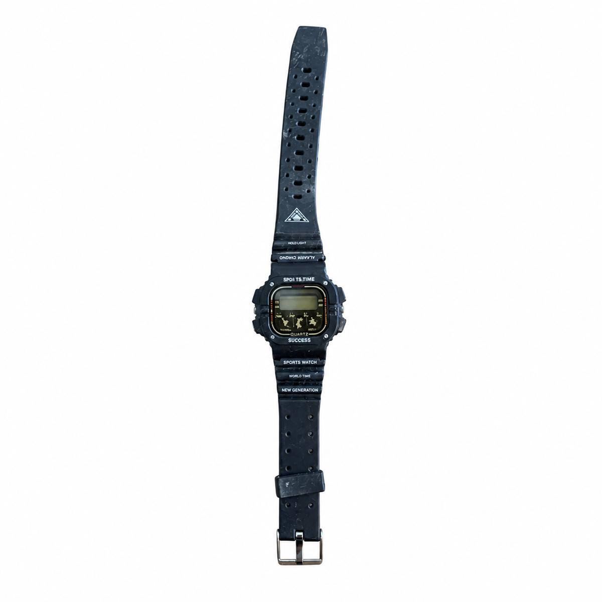 Vintage SUCCESS Black World Time Digital Sports Watch - Battery Required