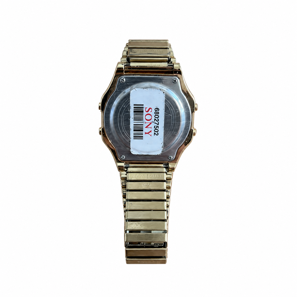 Vintage Timex Indiglo Digital Watch - Gold-Tone Expansion - Battery Required