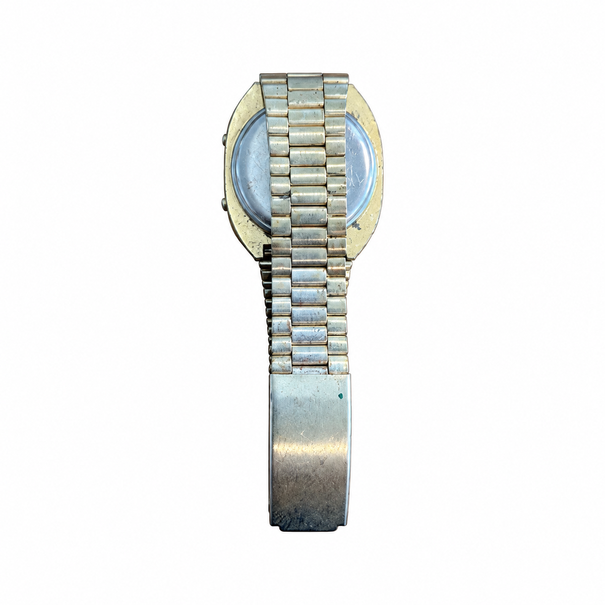Vintage Delphi III Digital Quartz Watch - Gold-Tone LCD - Battery Required