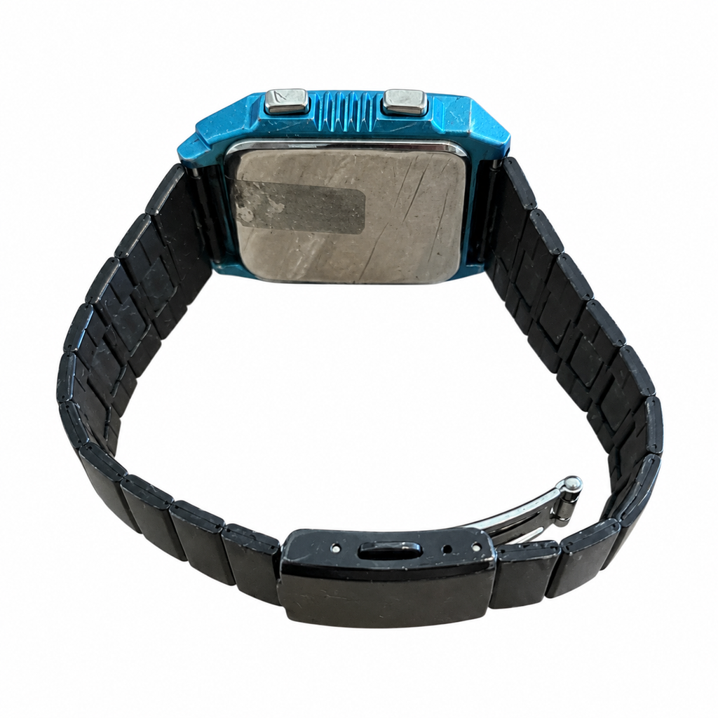 Vintage Trans Continents Ana-Digi Temp Watch - Blue/Black - Battery Required
