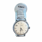 Vintage Timex Self-Wind Automatic Watch - Silver Dial - Winding Required